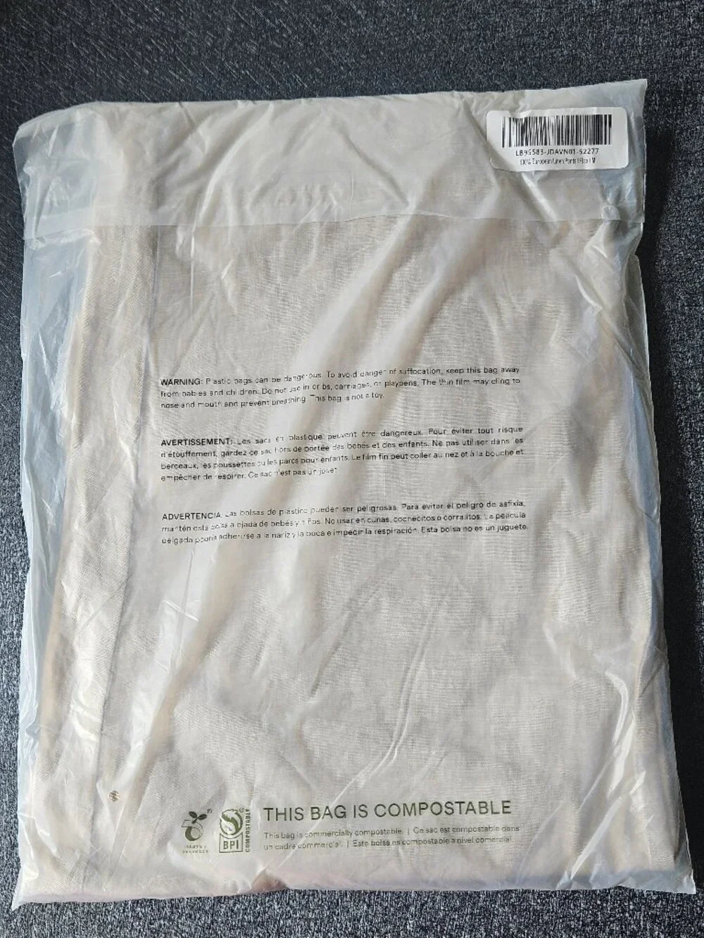 100% European Linen Pants in Flax